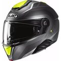 HJC i91 Arven Harmaa/Fluo Keltainen MC3HSF