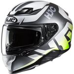 HJC F71 Bard Harmaa/Valkoinen/Vihreä MC4HSF