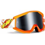 FMF Powercore Goggle Assault harmaa-hopea peililinssi