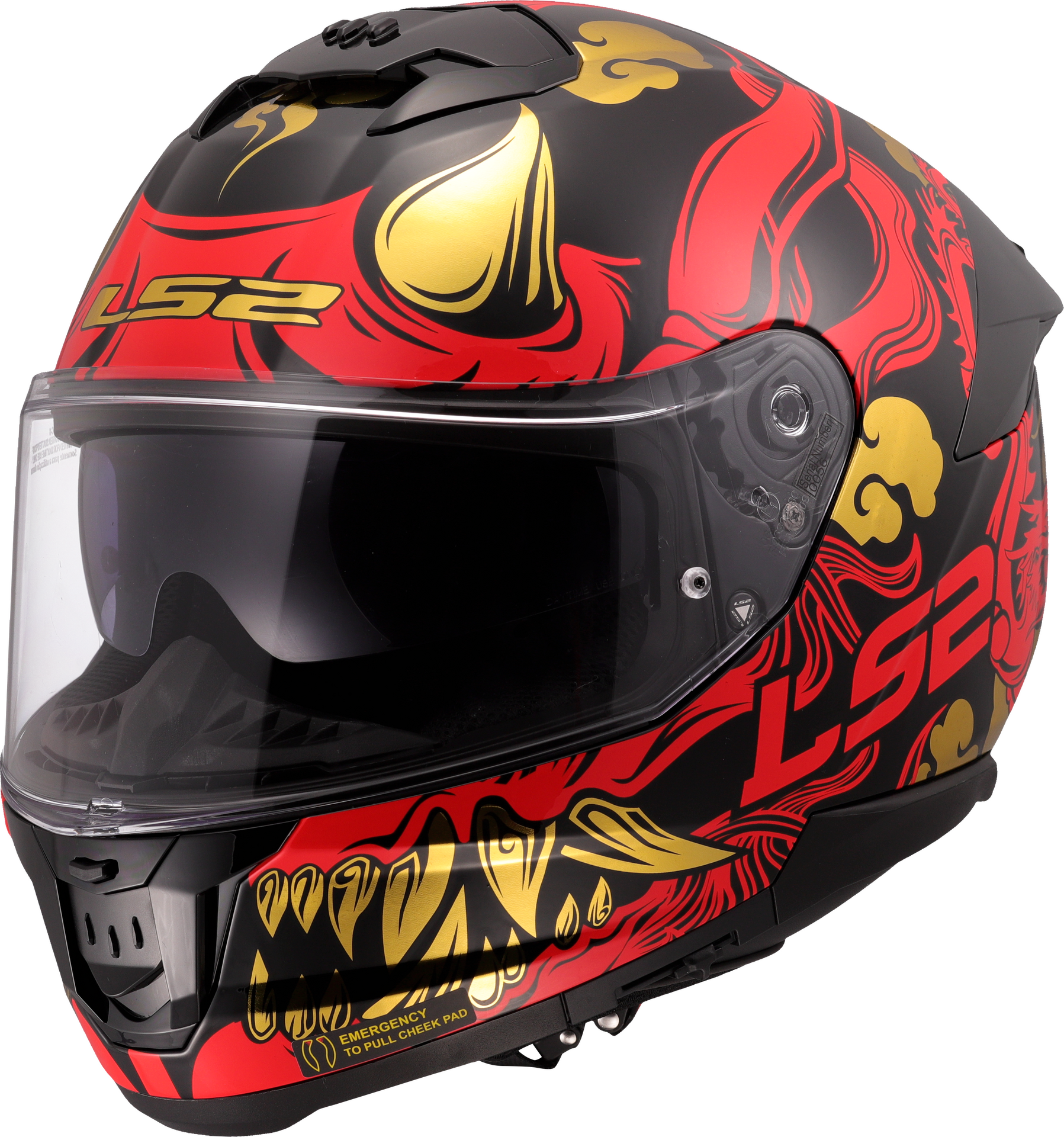 LS2 FF808 Stream 2 Drako Darko mattamusta&punainen