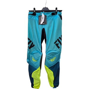 Fly Racing Lite crossihousut naisten, sininen/Hi-Vis, 32