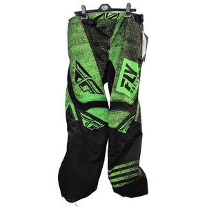 Fly Racing Kinetic crossihousut miesten, neon vihreä/musta, 34
