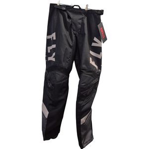 Fly Racing Kinetic crossihousut miesten, musta/harmaa, 34