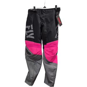 Fly Racing F-16 crossihousut miesten, neon pinkki/musta/harmaa, 34