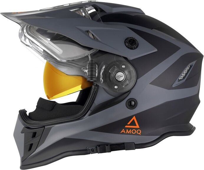 AMOQ Adaptor Musta/Harmaa/Oranssi