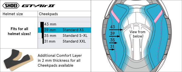 Shoei Type-N (GT-Air2) 39 mm