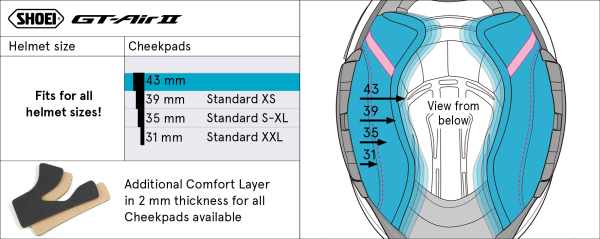 Shoei Type-N (GT-Air2) 43 mm