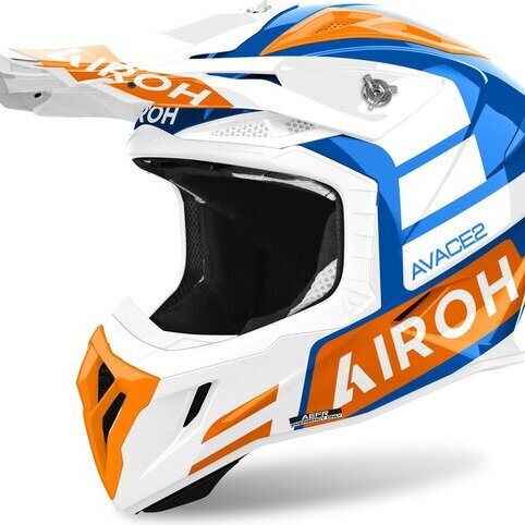 Airoh Aviator Ace 2 Sake Kiiltävä oransje