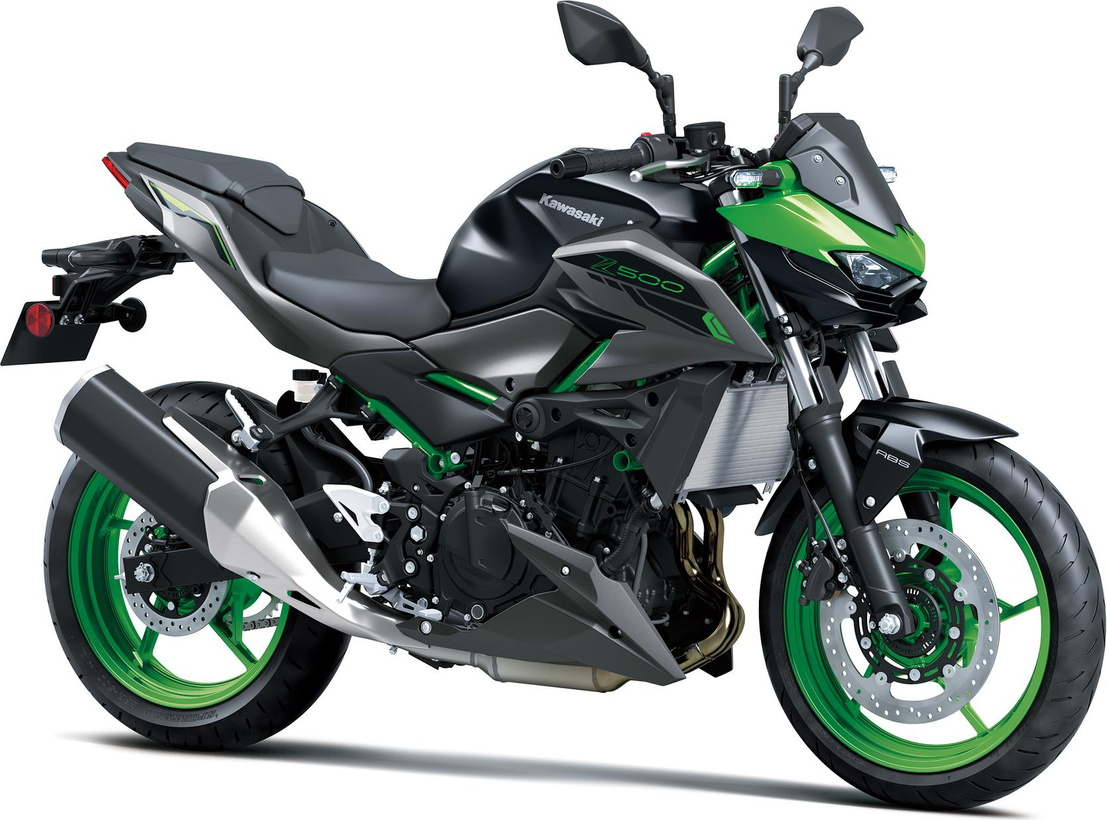 Kawasaki Z500 SE MY25 Черныйзелёный