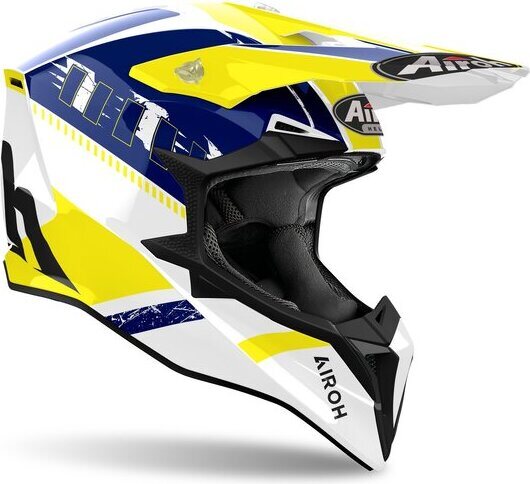 Airoh Wraaap Feel Keltainen/sininen kiiltävä