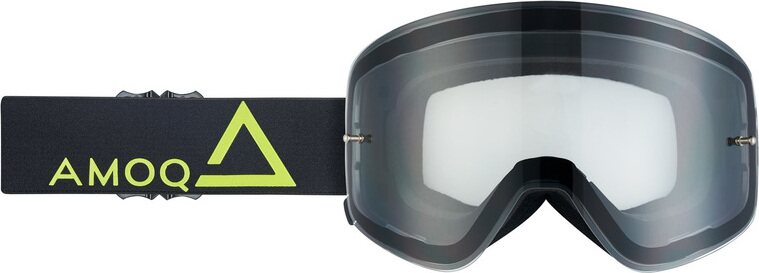 AMOQ Vision Magnetic Musta/keltainen kirkkaalla linssillä