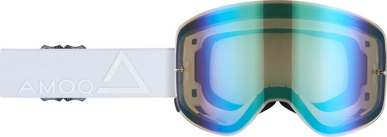 AMOQ Vision Magnetic Valkoinen kultaisella peililinssillä