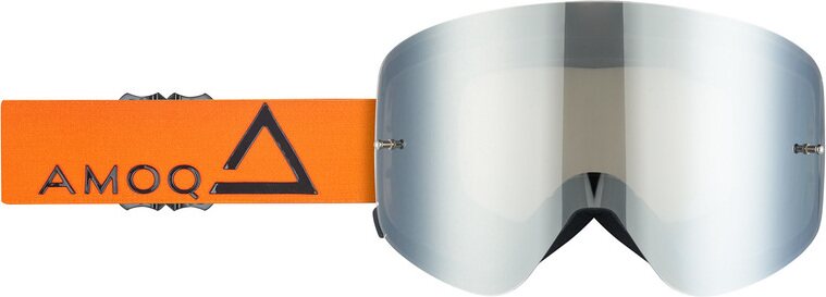 AMOQ Vision Magnetic Oranssi/musta hopealla peililinssillä