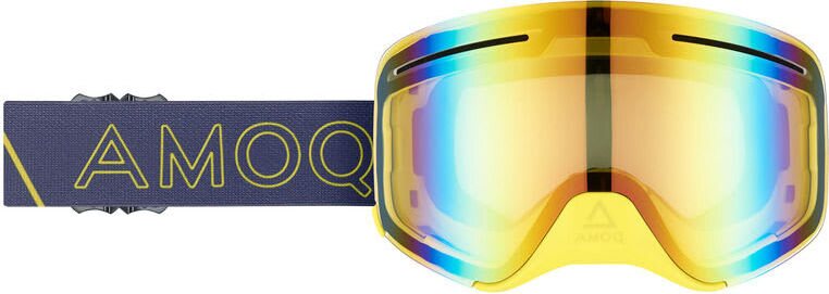 AMOQ Vision Vent+ Magnetic nenäsuojalla Keltainen punaisella peililinssillä