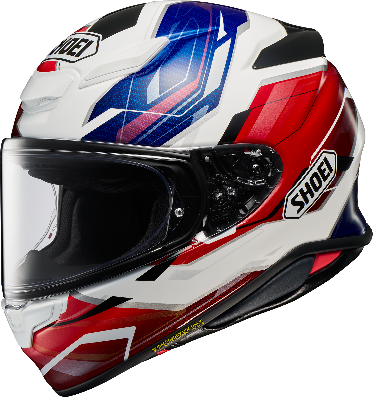 Shoei NXR2 Capriccio TC-10 valko-sini-punainen