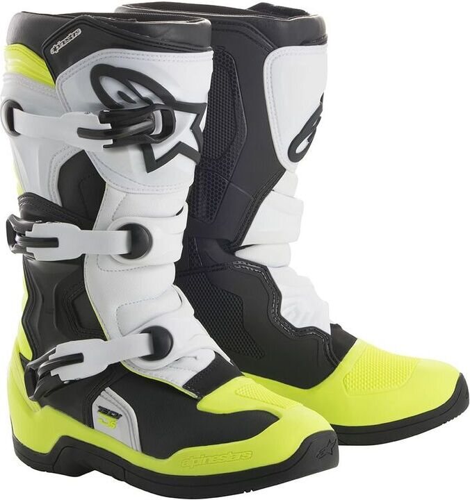 Alpinestars Tech 3s lasten Negru/alb/galben