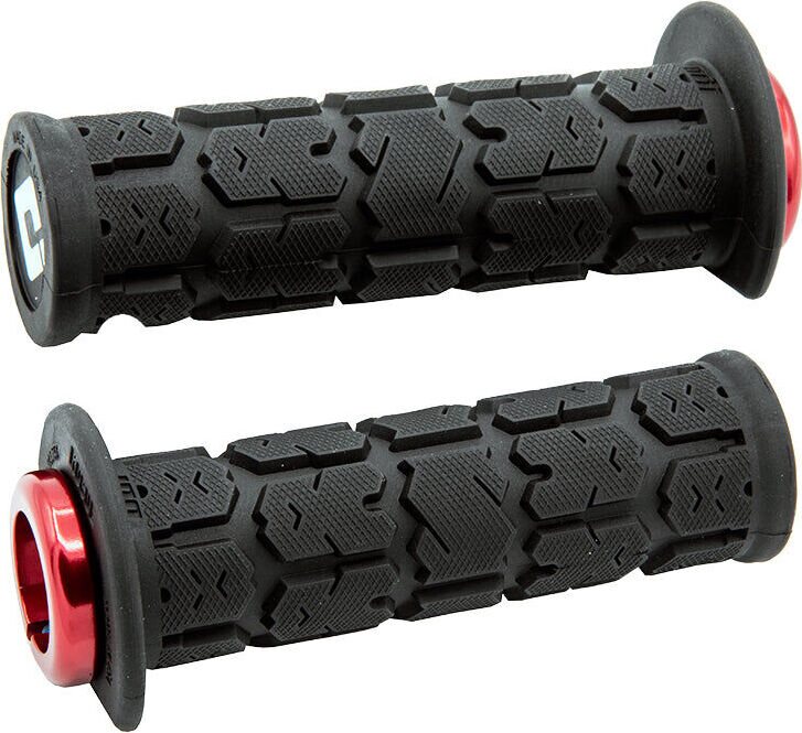 ODI Rogue ATV lock-on gripid 125mm Must/punane