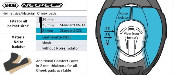 Shoei Type-QL (Neotec3) 31mm
