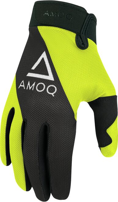 AMOQ Airline Mesh handsker Musta/HiVis
