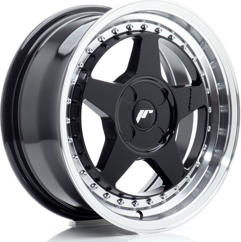 JR Wheels JR6 16x7 CFMOTO Musta