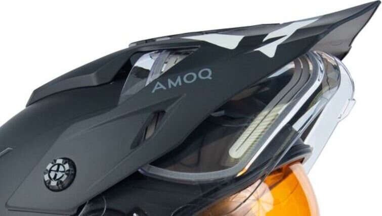 AMOQ Adaptor kypärän lippa Musta/harmaa