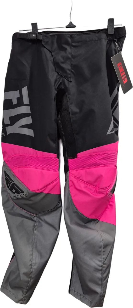 Fly Racing F-16 crossihousut miesten Neon pinkki/musta/harmaa