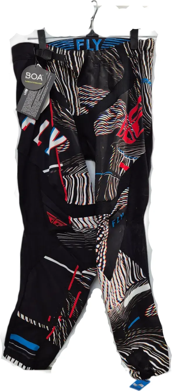 Fly Racing Lite Велокросс Штаны мужское Черный/красный/синий