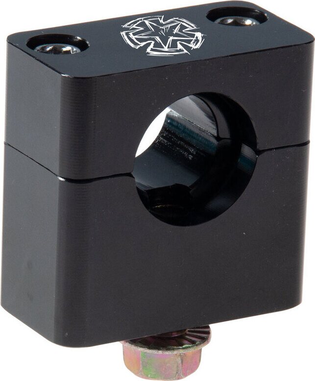 Timeless 22mm ohjaustangon kiinnikepari M10 pultilla Musta