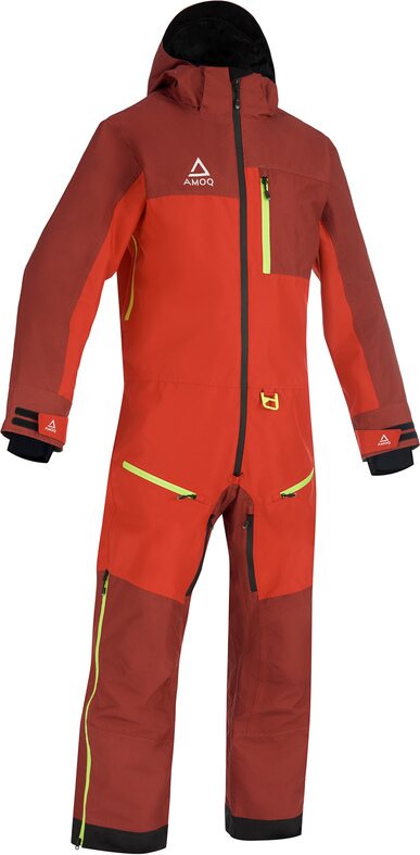 AMOQ dynamic topatut haalarit Punainen/Hi-Vision