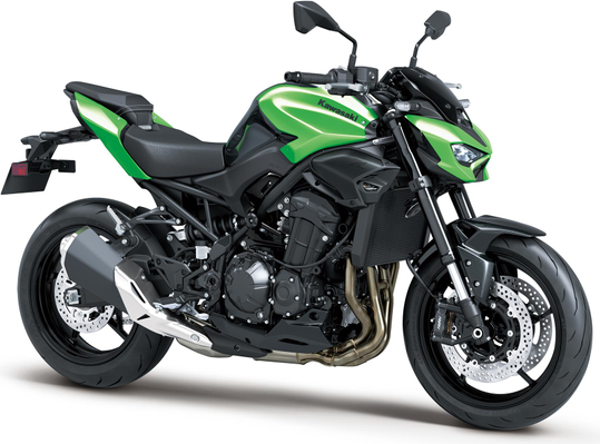 Kawasaki Z900 2026 Vihreä ja musta runko