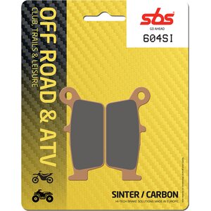 Sbs pastiglie freno 604SI Sintered Offroad