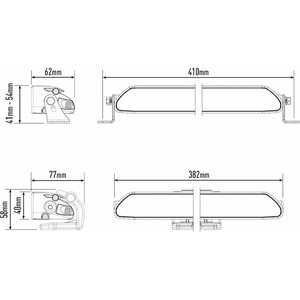 Lazer Linear 12 Elite Lisävalopaneeli