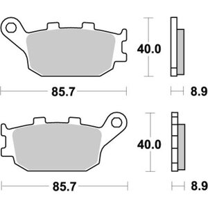 Honda plaquettes de frein