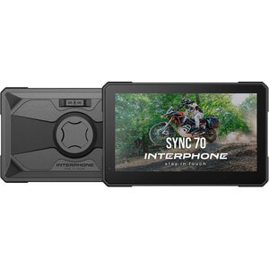 Interphone Sync70 Apple Carplay/Android Auto 7" näyttö kahdella kameralla