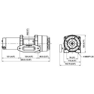 COME UP Cub 3S 3000lbs winch
