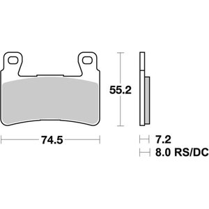 Ferodo 刹车片 FDB2079 Sinter Grip