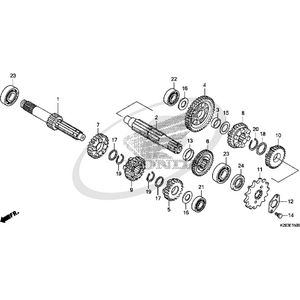 Honda front sprocket 13T 23801-K28-910