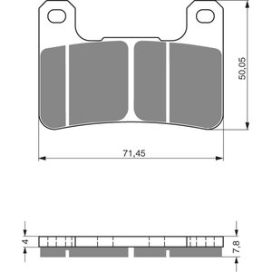 Suzuki brzdové destičky