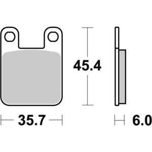 Sbs fékbetétek 559HF Ceramic