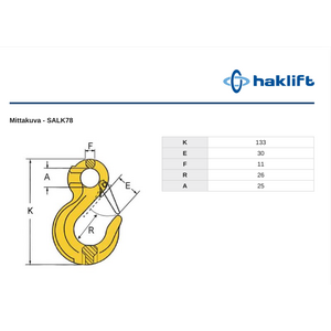 Haklift Large vinssikoukku 2000kg