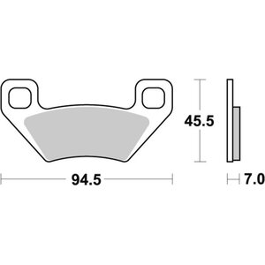 Sbs fékbetétek 822ATS Sintered Atv