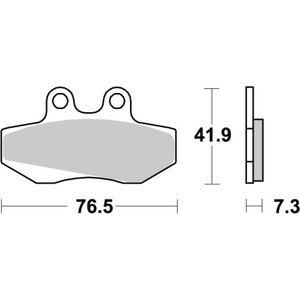 Sbs fékbetétek 148HF Ceramic