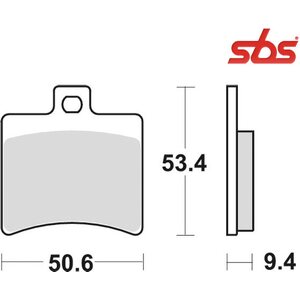 Sbs fékbetétek 152HF Ceramic