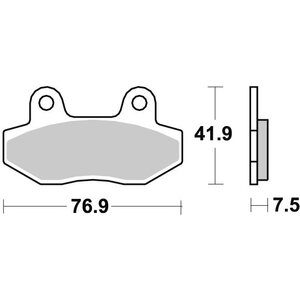 Sbs fékbetétek 200HF Ceramic