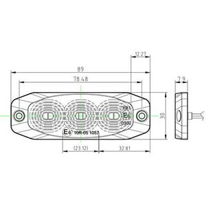 Axixtech LED-Tasovilkku keltainen
