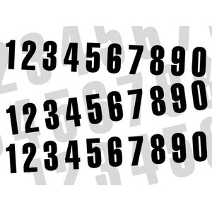 Blackbird numerotarrat 16x7,5 cm