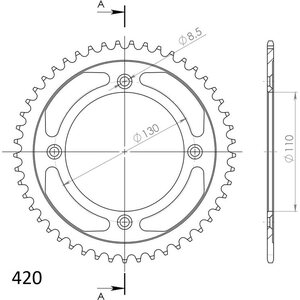 JT Sprockets takaratas 215.56 teräs