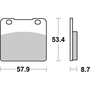 Sbs jarrupalat Ceramic 577HF