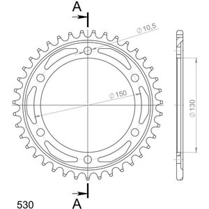 JT Sprockets takaratas 859.39 teräs
