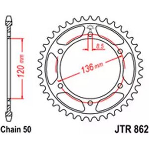 JT Sprockets takaratas 862.44 teräs